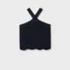 mayoral Τοπ πλεκτο halter 26 6024 46 Μαύρο