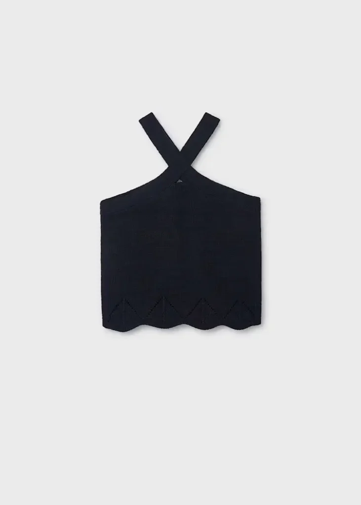 mayoral Τοπ πλεκτο halter 26 6024 46 Μαύρο