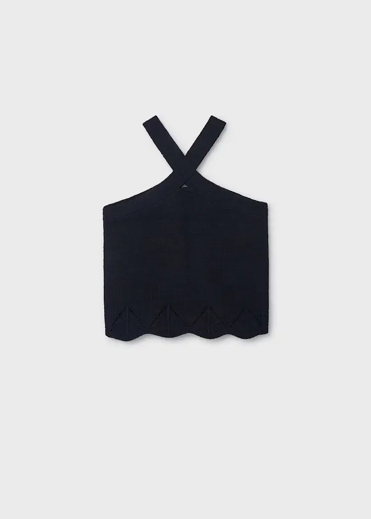 mayoral Τοπ πλεκτο halter 26 6024 46 Μαύρο