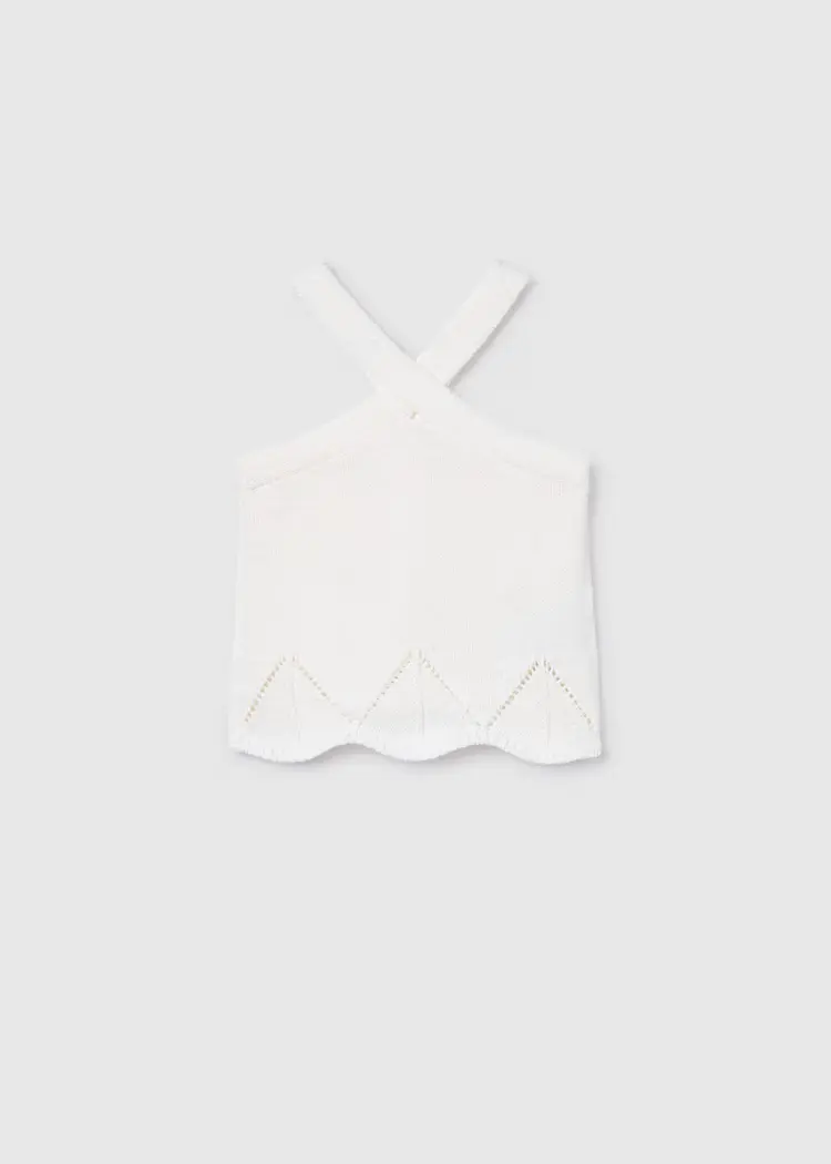 mayoral Τοπ πλεκτο halter 26 6024 43 Μπεζ