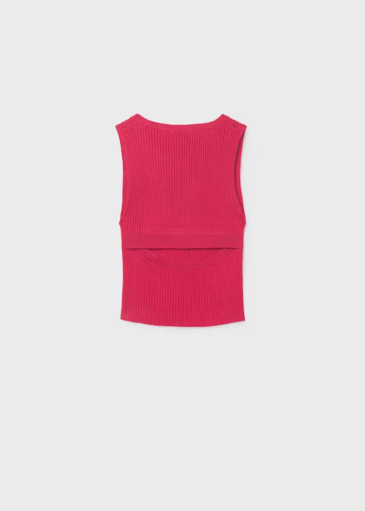 mayoral Τοπ πλεκτο cut out πλατη 26 6026 38 Κερασί