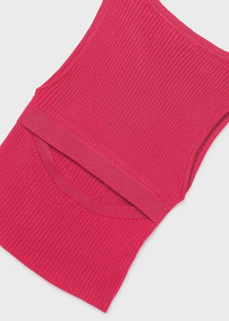 mayoral Τοπ πλεκτο cut out πλατη 26 6026 38 Κερασί