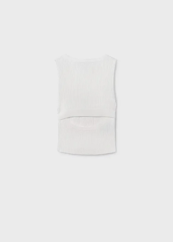 mayoral Τοπ πλεκτο cut out πλατη 26 6026 39 Μπεζ