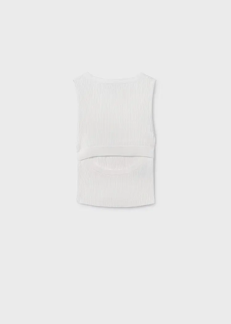 mayoral Τοπ πλεκτο cut out πλατη 26 6026 39 Μπεζ