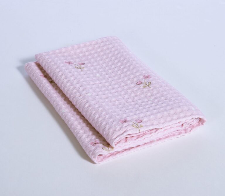 nef nef Βρεφική κουβέρτα πικέ αγκαλιάς cute & sweet 110x150 Λιλά Κωδ. 039493