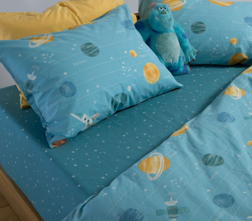 nef nef Παιδικά σετ σεντόνια μονά this is my galaxy 170x260 Μπλέ Κωδ. 039539