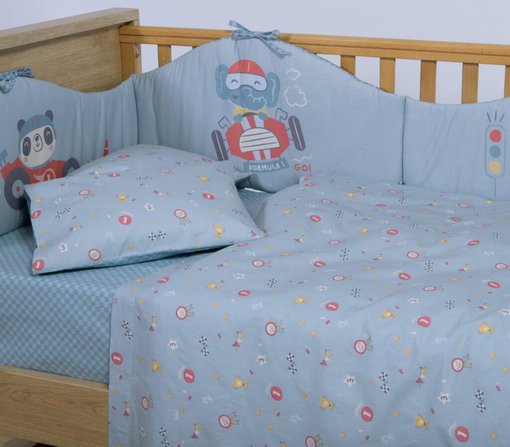 nef nef Σετ σεντόνια κούνιας super boy Μπλε Κωδ. 039589