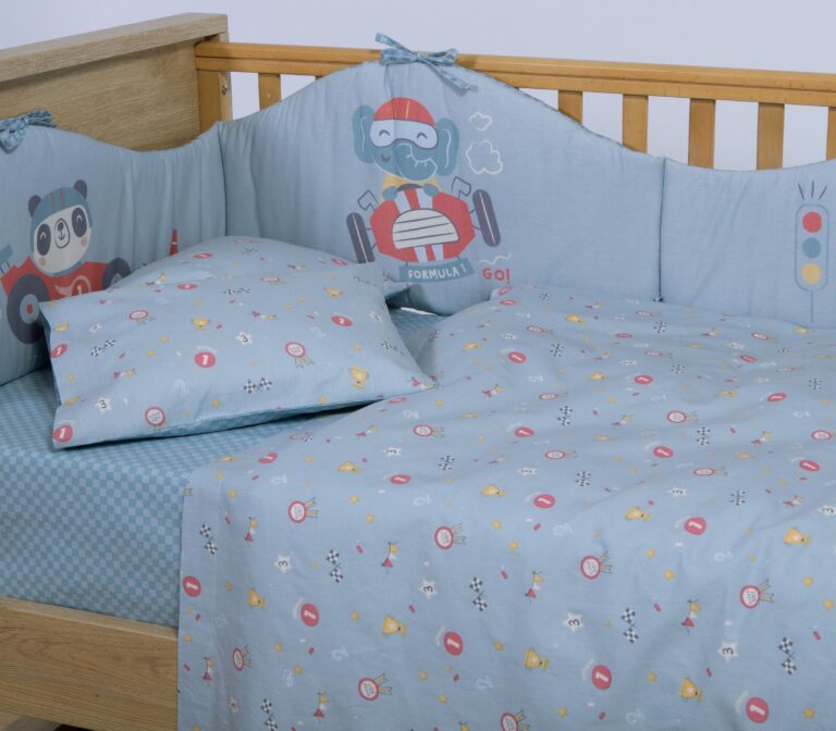 nef nef Σετ σεντόνια κούνιας super boy Μπλε Κωδ. 039589