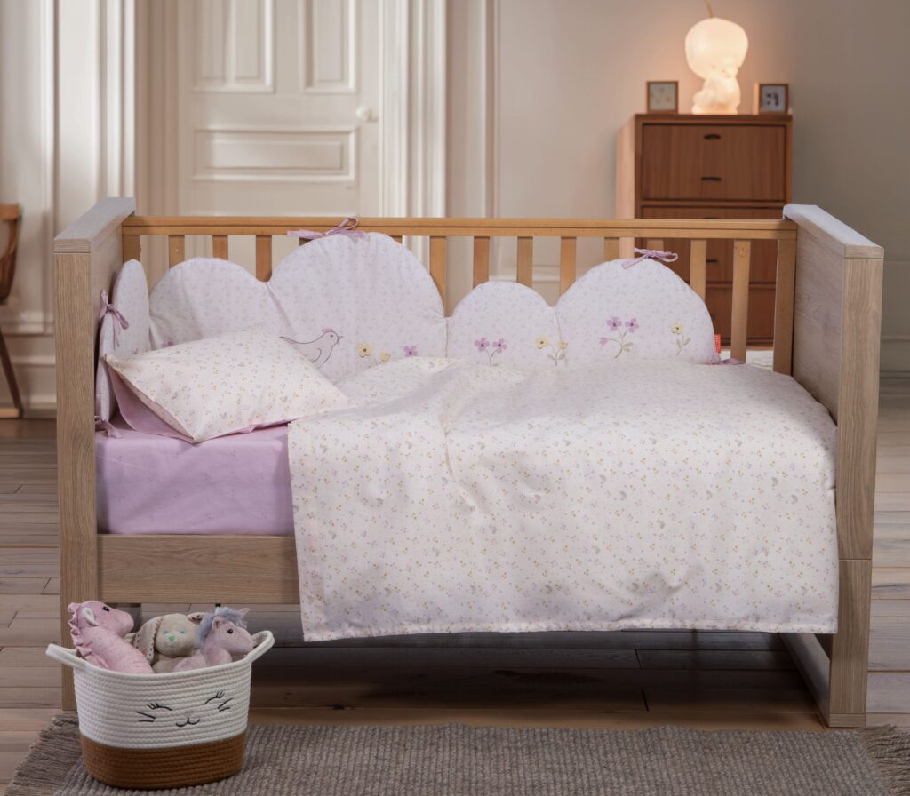 nef nef Βρεφικά σεντόνια κούνιας cute & sweet Εκρού Κωδ. 039590