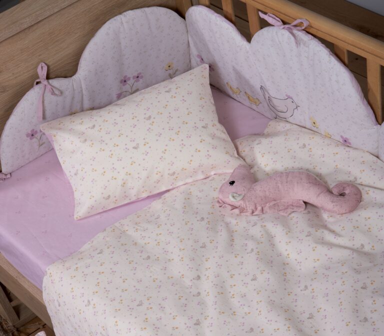 nef nef Βρεφικά σεντόνια κούνιας cute & sweet Εκρού Κωδ. 039590