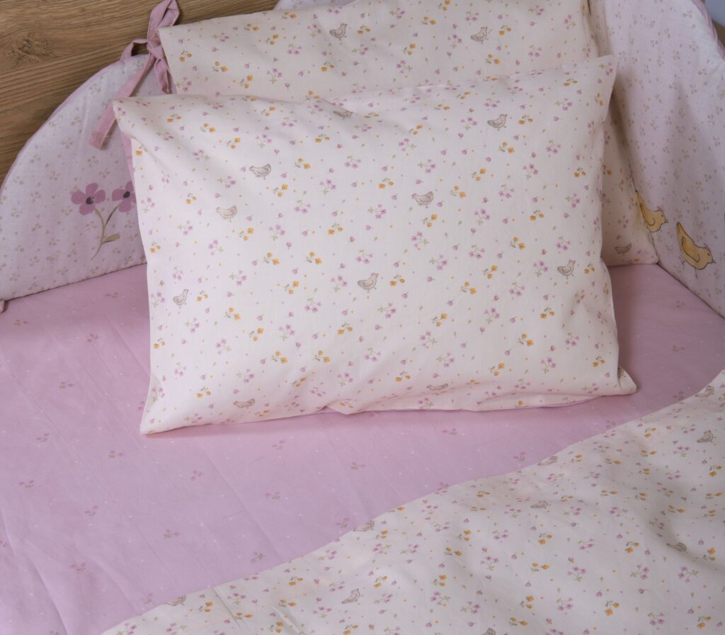 nef nef Βρεφικά σεντόνια κούνιας cute & sweet Εκρού Κωδ. 039590