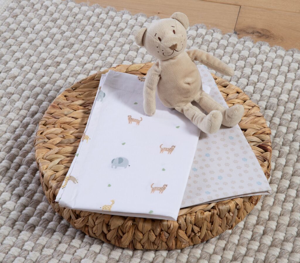 nef nef Βρεφικά σεντόνια κούνιας jungle in motion Εκρού Κωδ. 039592 (Αντιγραφή)