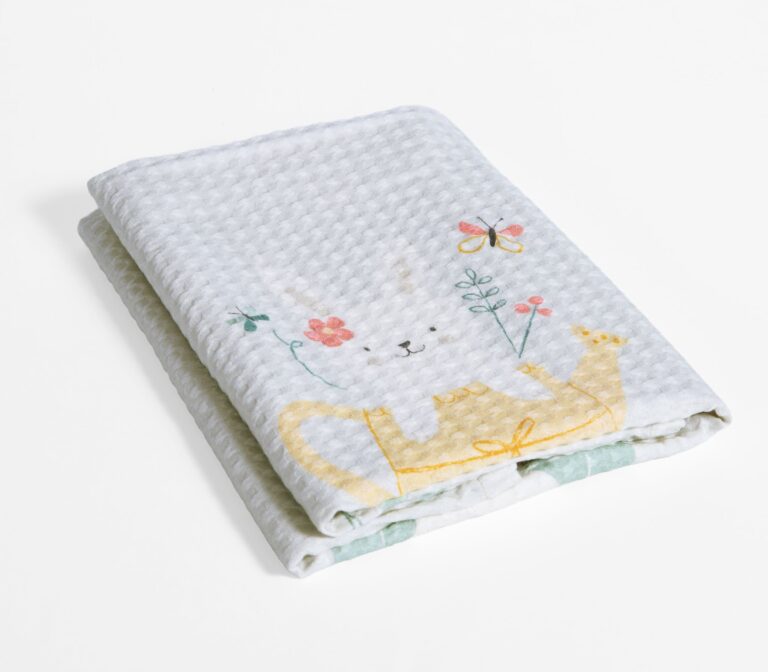 nef nef Βρεφική κουβέρτα πικέ αγκαλιάς pic nic together 80x110 Άκουα Κωδ. 039488