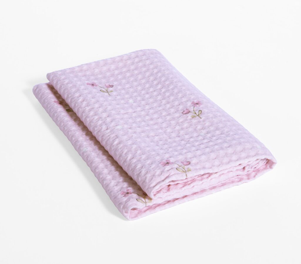 nef nef Βρεφική κουβέρτα πικέ αγκαλιάς cute & sweet 80x110 Λιλά Κωδ. 039492