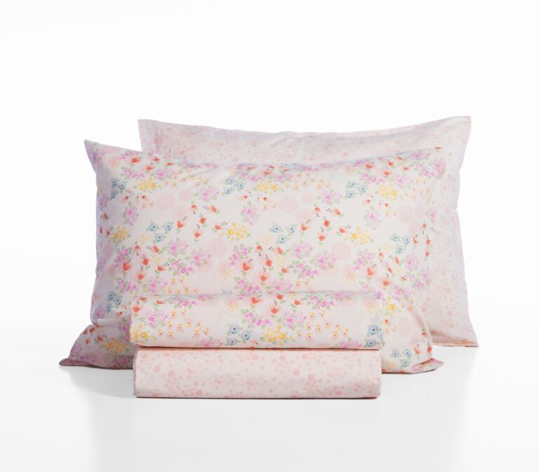 nef nef Παιδικά σετ σεντόνια μονά blossom day 170x260 Ροζ Κωδ. 039536