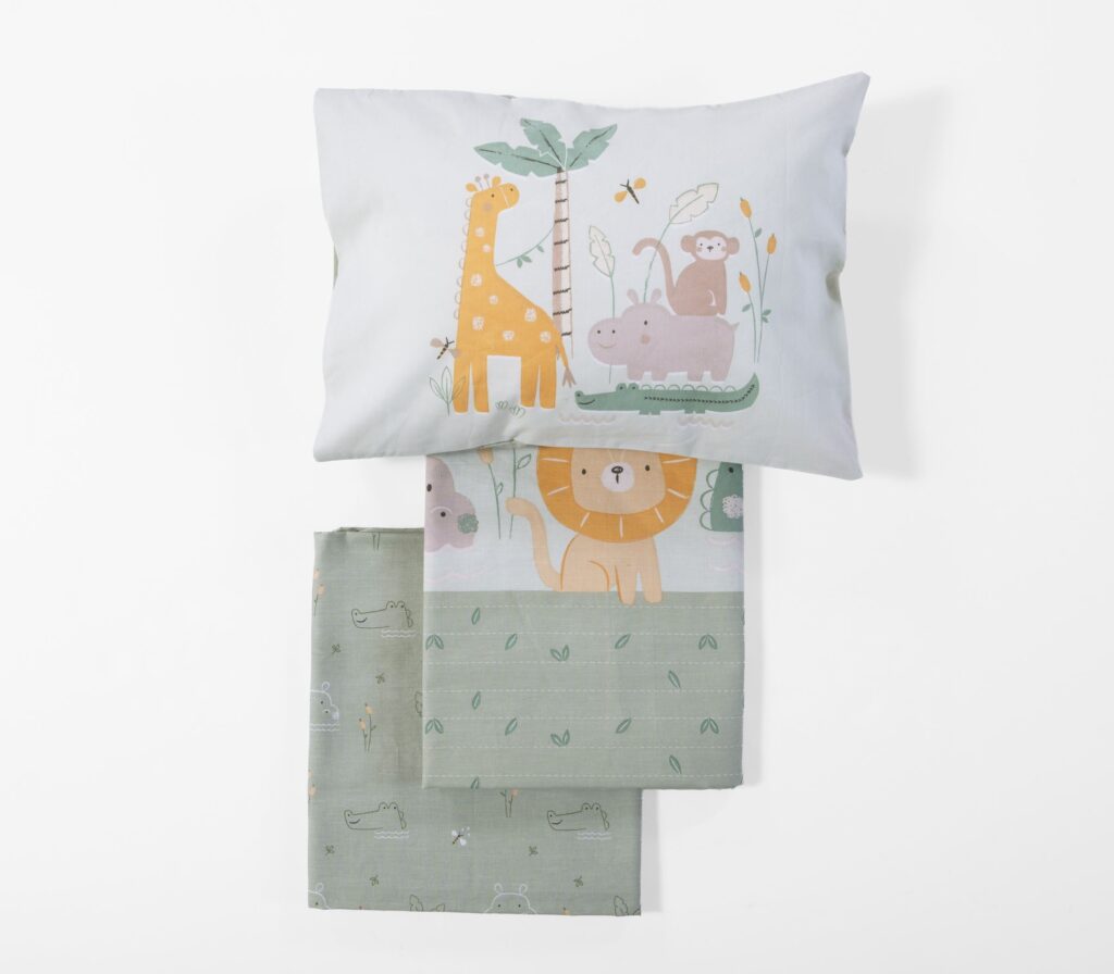 nef nef Βρεφικά σεντόνια κούνιας sanana Πράσινο Κωδ. 039587