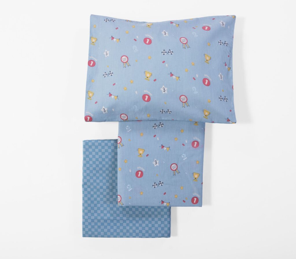 nef nef Σετ σεντόνια κούνιας super boy Μπλε Κωδ. 039589