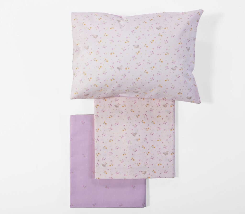 nef nef Βρεφικά σεντόνια κούνιας cute & sweet Εκρού Κωδ. 039590