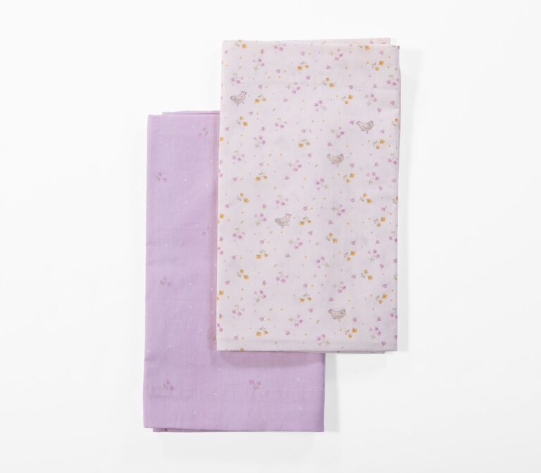 nef nef Σετ σεντόνια λίκνου 2τμχ cute & sweet Εκρού Κωδ. 039596