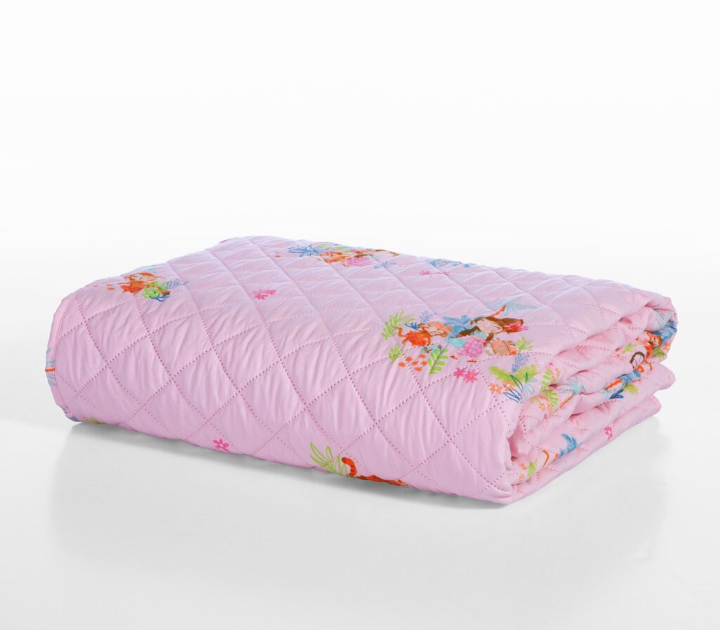 nef nef Παιδικό κουβερλί μονό welcome to india 180x240 Ροζ Κωδ. 039782