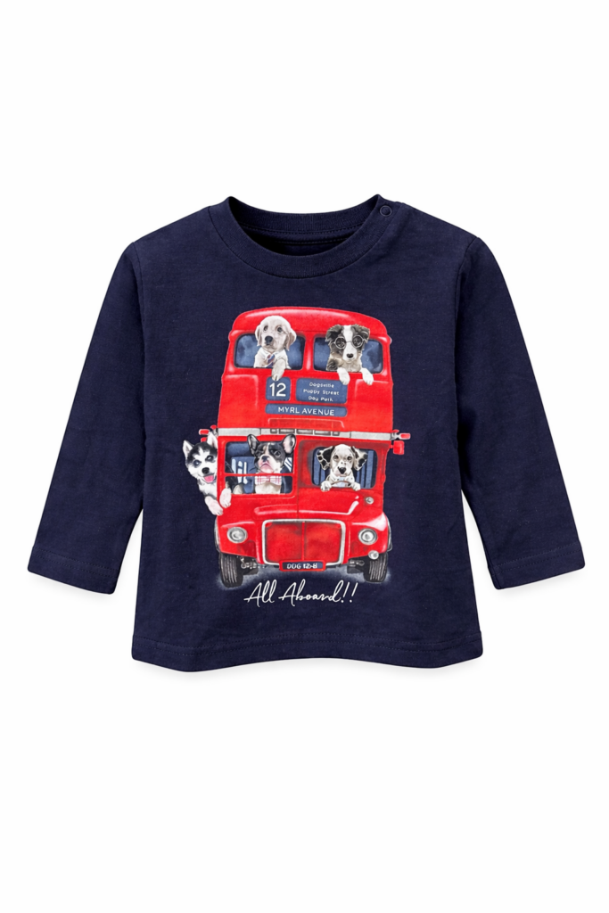 mayoral Σετ 3 μπλουζάκια μωρό Μπλε κρεμ πορτοκαλί