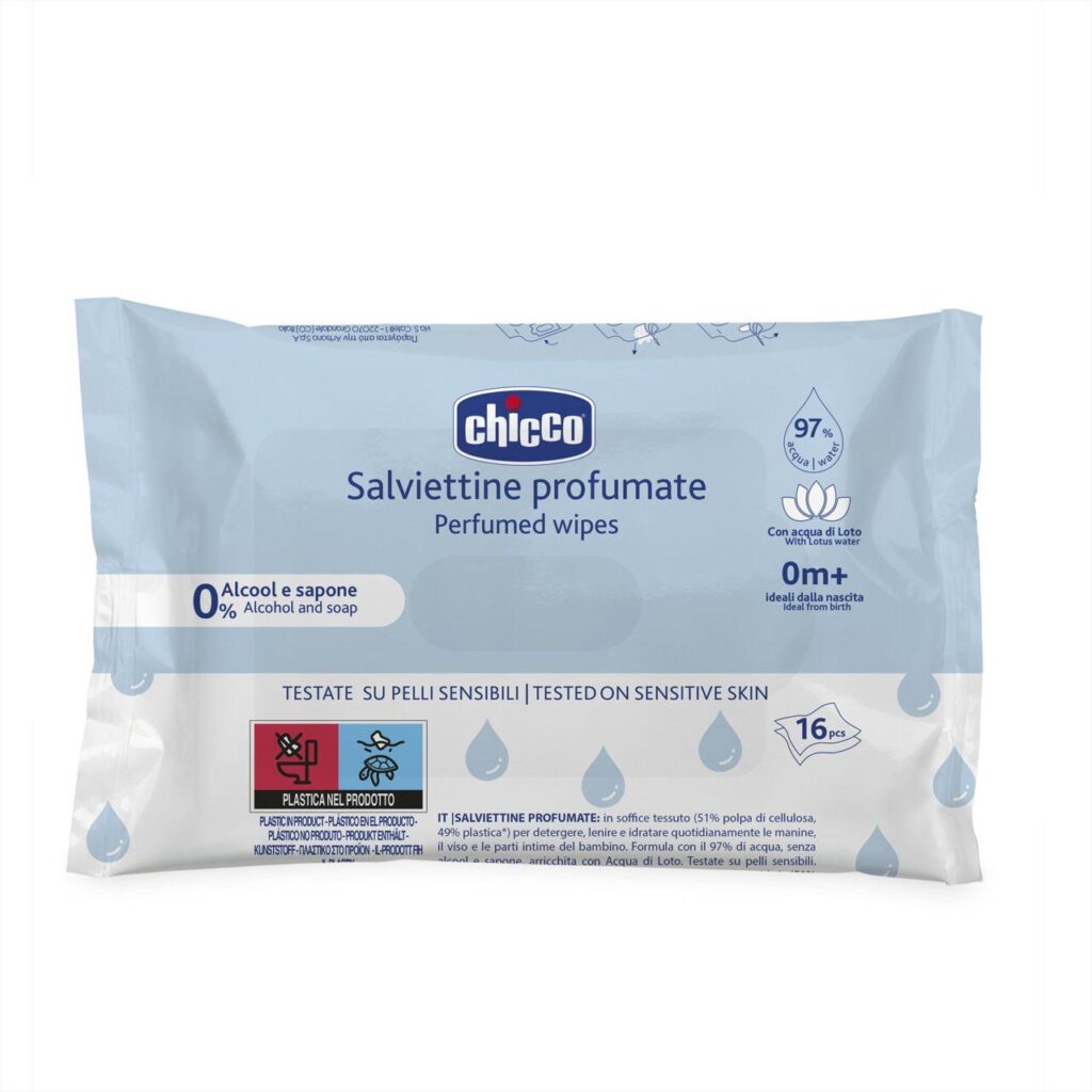 chicco Μωρομάντηλα 16 τμχ