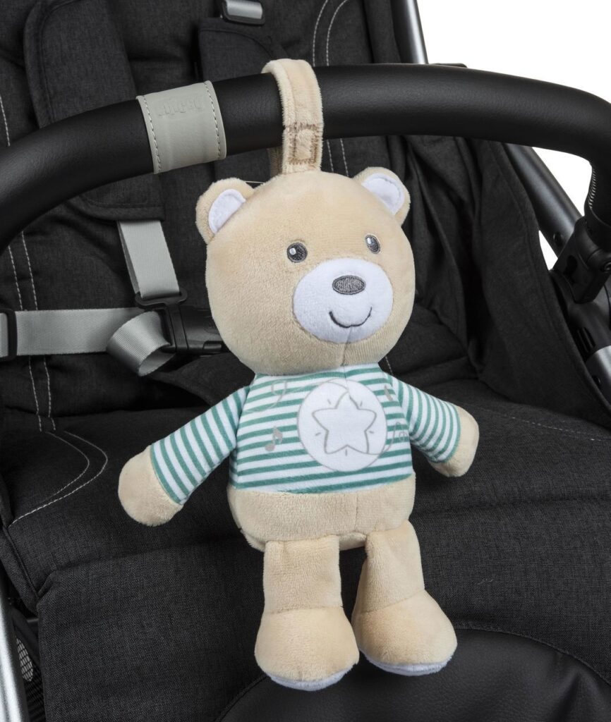 chicco Βρεφικό Αρκουδάκι με Προβολέα baby bear Σιέλ Για 0+ (Αντιγραφή)