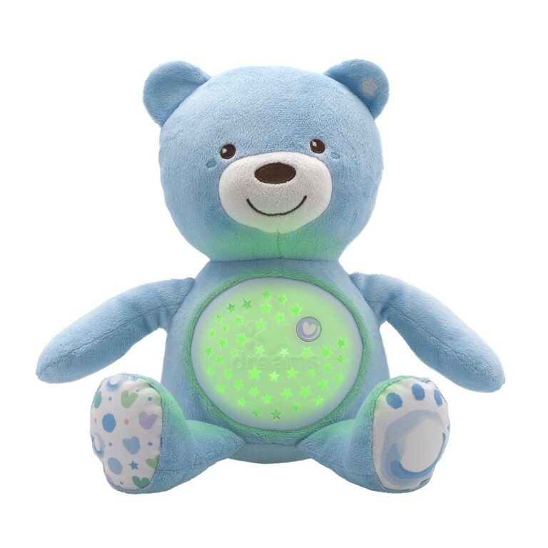 chicco Βρεφικό Αρκουδάκι με Προβολέα baby bear Σιέλ Για 0+ Κωδ: 43318