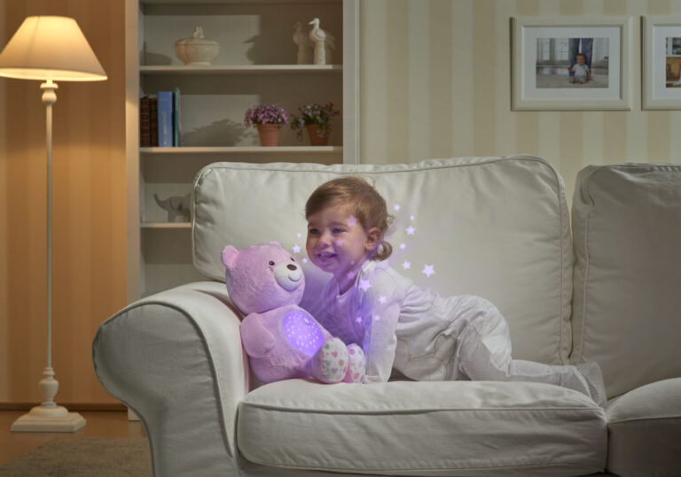 chicco Βρεφικό Αρκουδάκι με Προβολέα baby bear Σιέλ Για 0+ Κωδ: 43318 (Αντιγραφή)