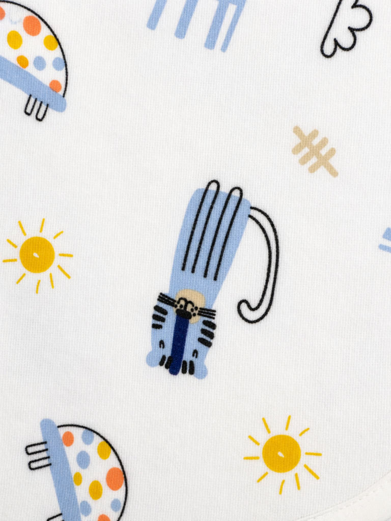 figlio bino Βρεφική Πάνα Αγκαλιάς Φανέλα με Σχέδια