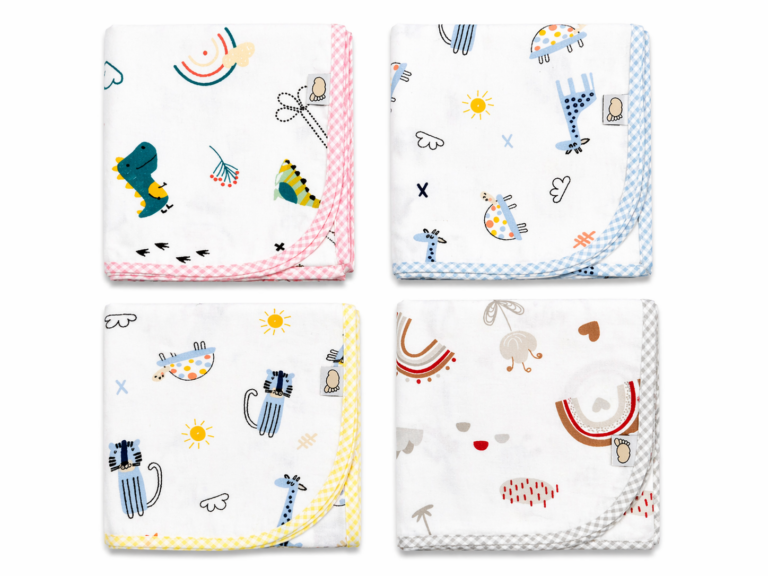 figlio bino Βρεφική Πάνα Αγκαλιάς Φανέλα με Σχέδια