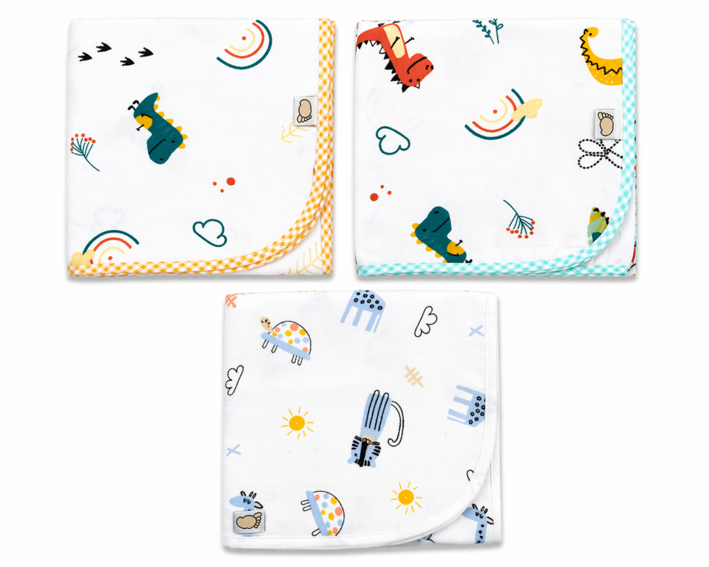 figlio bino Βρεφική Πάνα Αγκαλιάς Φανέλα με Σχέδια