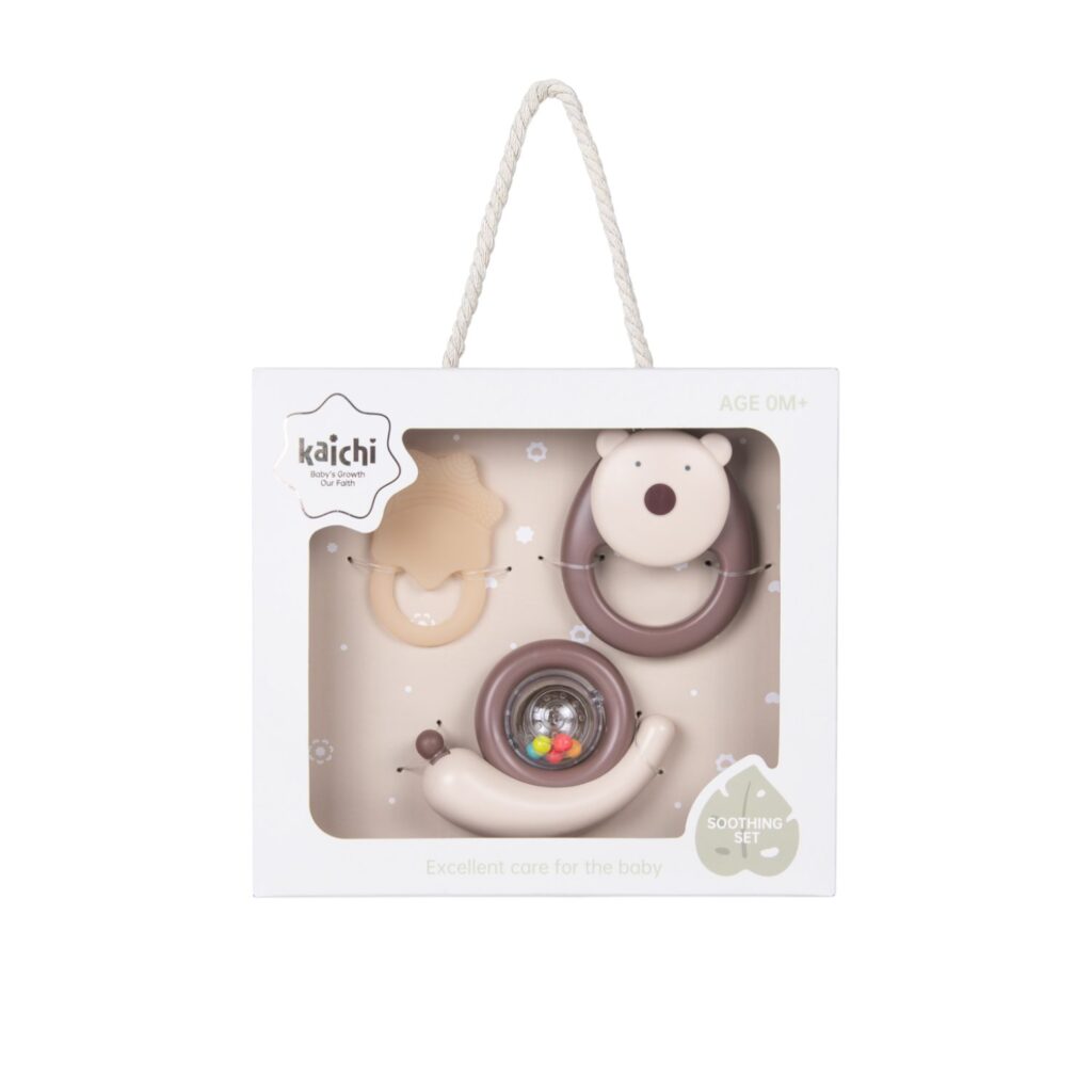 kaichi Βρεφικό Σετ Δώρου 3 σε 1 animals