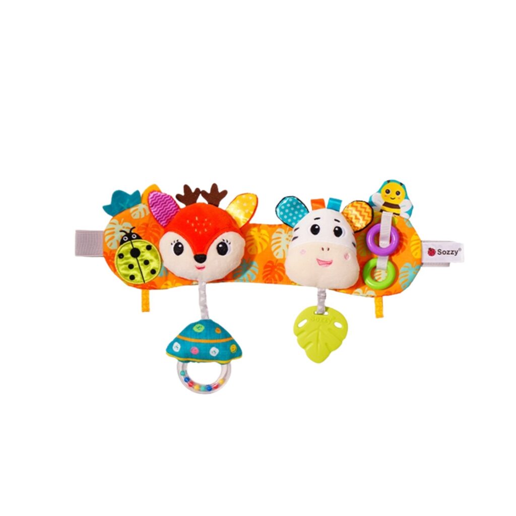 jollybaby Λούτρινη Κάμπια με Ήχους Μωβ (Αντιγραφή)