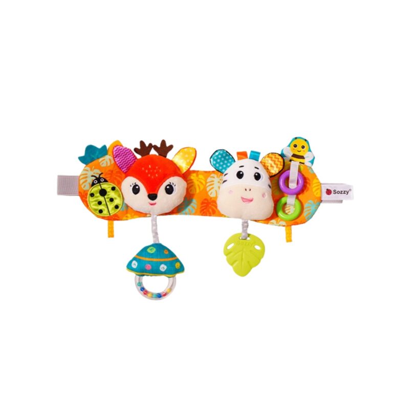 jollybaby Λούτρινη Κάμπια με Ήχους Μωβ (Αντιγραφή)