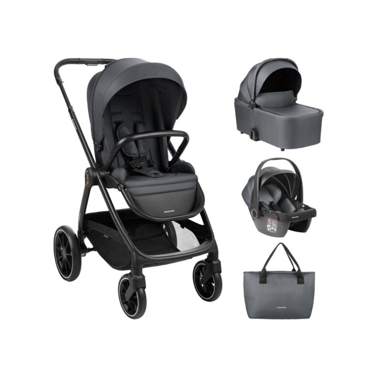 kikka boo Καρότσι 3 in 1 modena dark greyu 31001010226