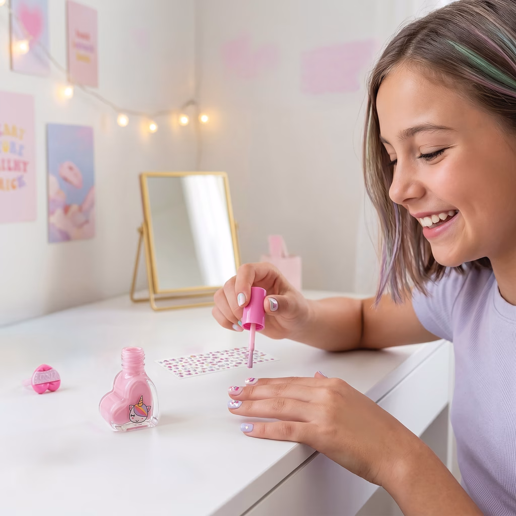 happihobbi Σετ Ομορφιάς σε καρτέλα sparkle love σε 4 Σχέδια για 6+ Ετών