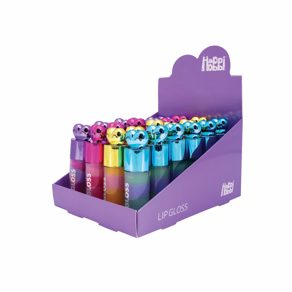 happihobbi lip gloss sparkle love Σε 4 Σχέδια για 6+ Ετών