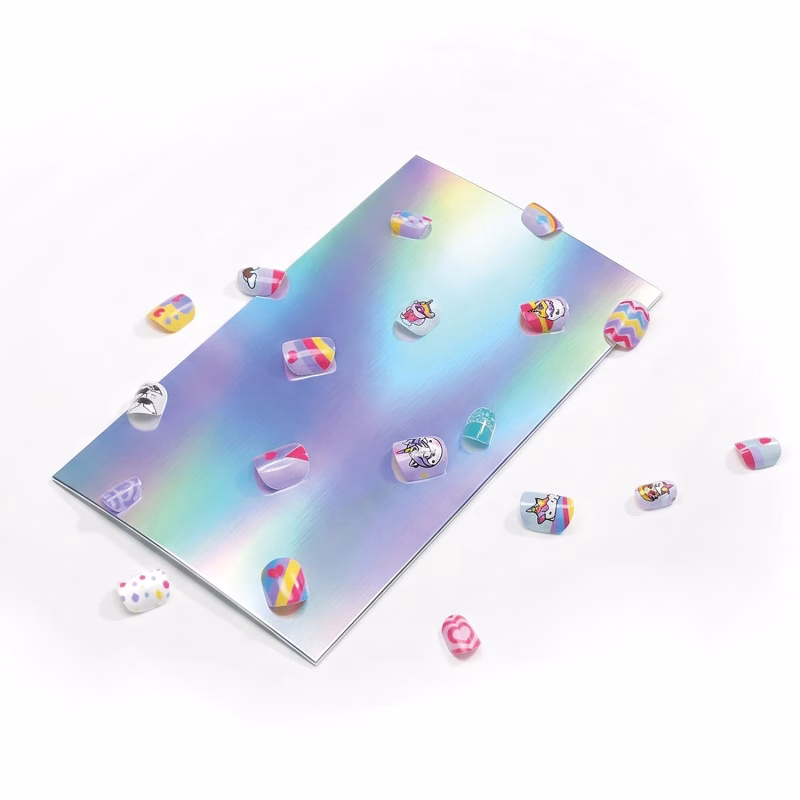 happihobbi Αυτοκόλλητα Νύχια sparkle love Σε 2 Σχέδια Για 6+ Ετών