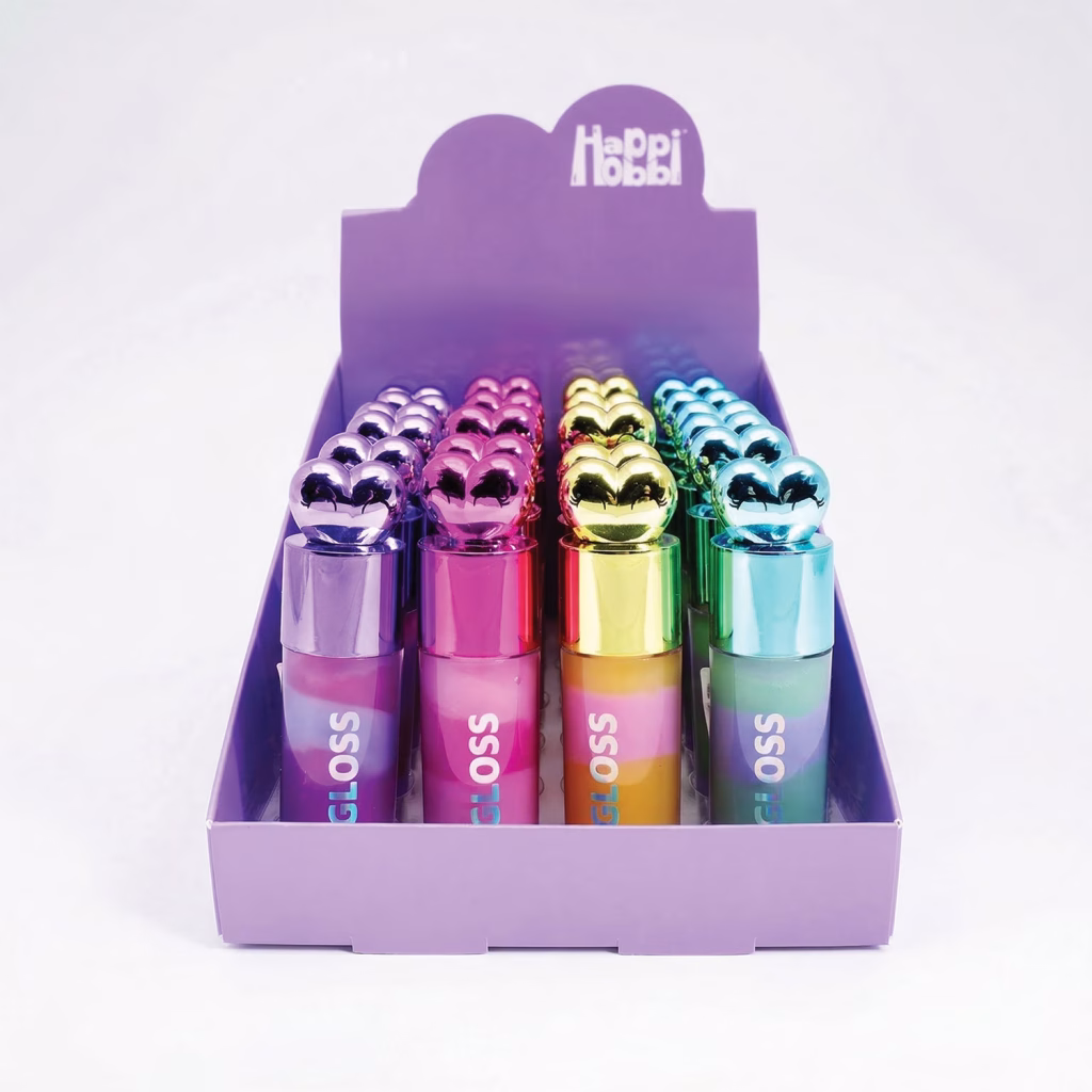 happihobbi lip gloss sparkle love Σε 4 Σχέδια για 6+ Ετών