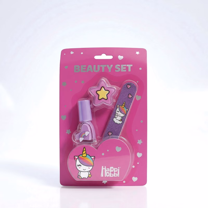 happihobbi Σετ Ομορφιάς σε καρτέλα sparkle love σε 4 Σχέδια για 6+ Ετών