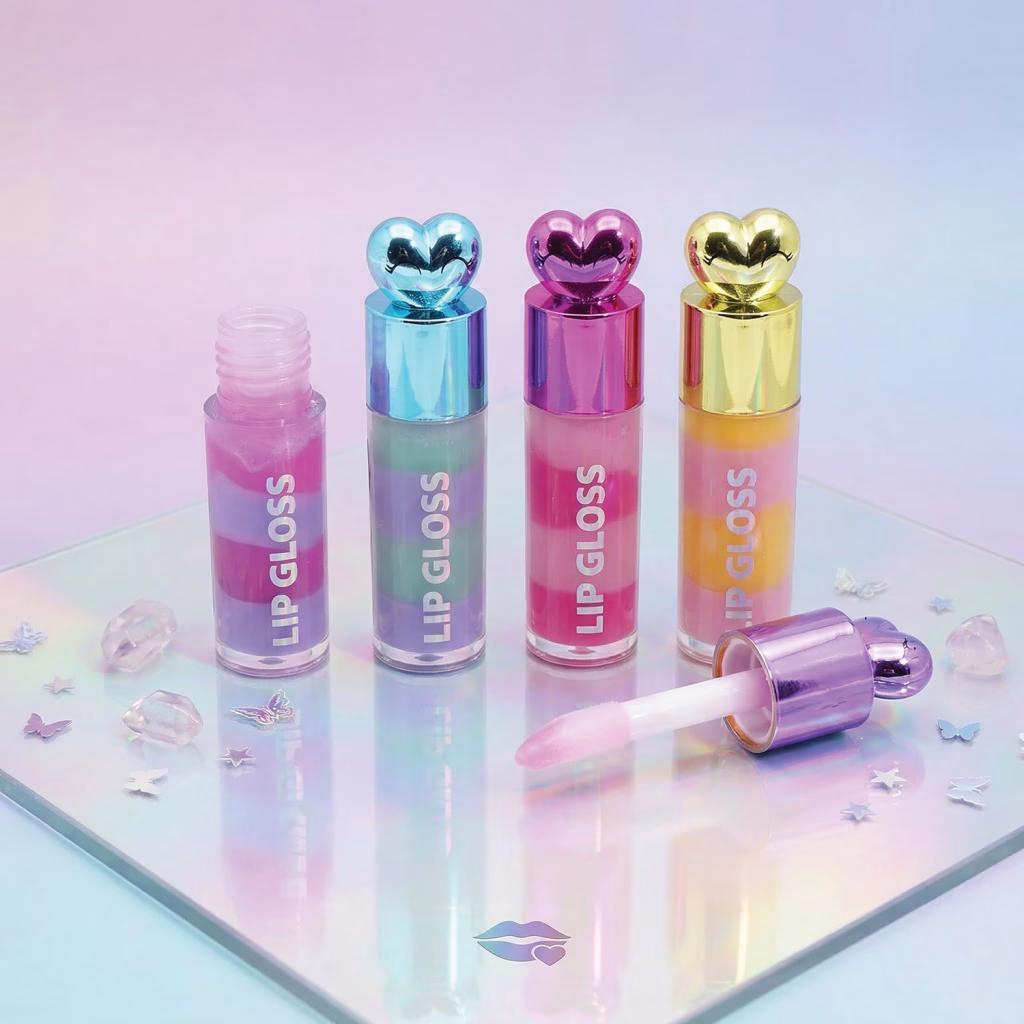 happihobbi lip gloss sparkle love Σε 4 Σχέδια για 6+ Ετών