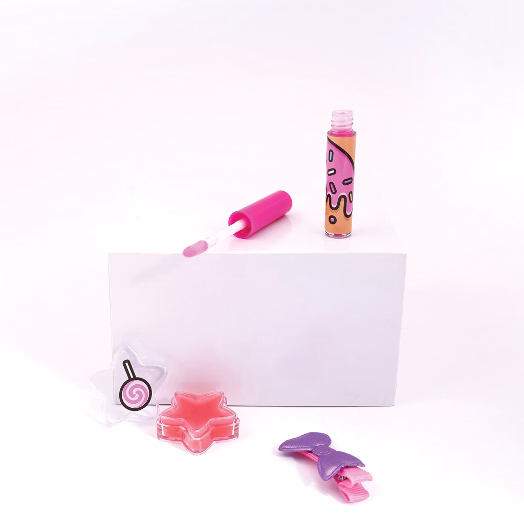 happihobbi Σετ Ομορφιάς σε καρτέλα sparkle love σε 4 Σχέδια για 6+ Ετών