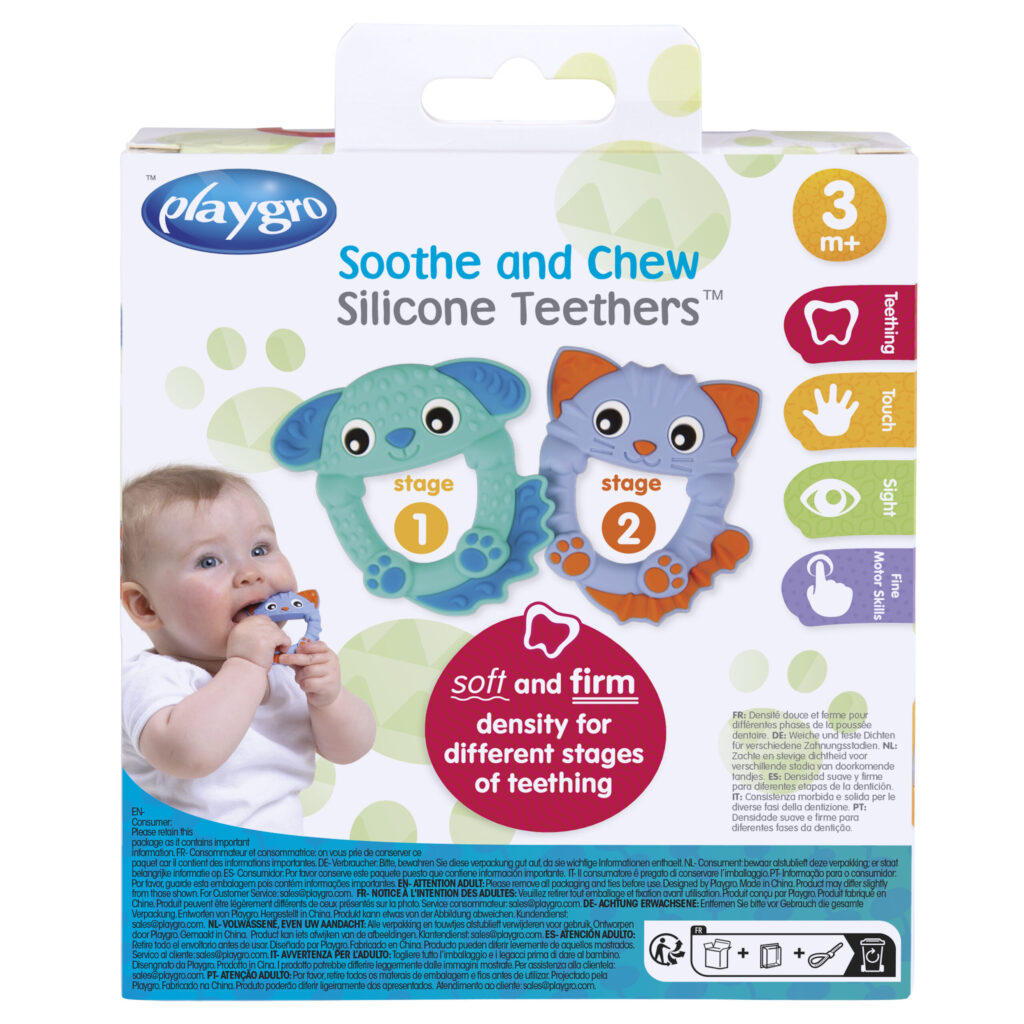 Κρίκοι Οδοντοφυΐας Σιλικόνης soothe and chew