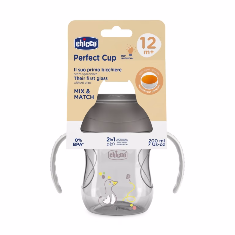 chicco Κύπελλο perfect natural Γκρι Για 12+ Μηνών Κωδ. 04 06951 35
