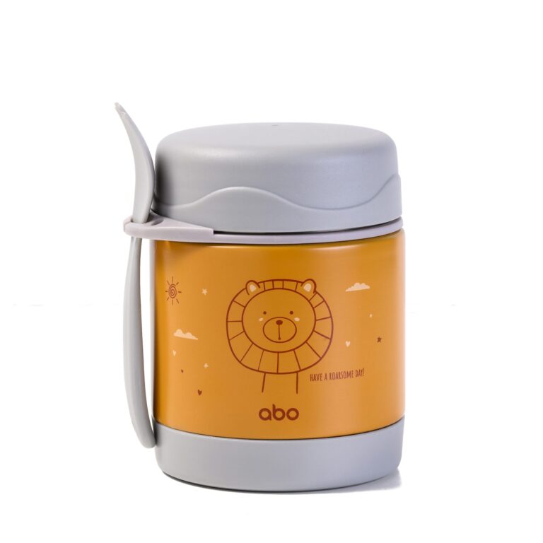 abo ΘΕΡΜΟΣ ΦΑΓΗΤΟΥ 300ml ΜΕ ΚΟΥΤΑΛΟΠΙΡΟΥΝΟ hello! cow are you? (Αντιγραφή)