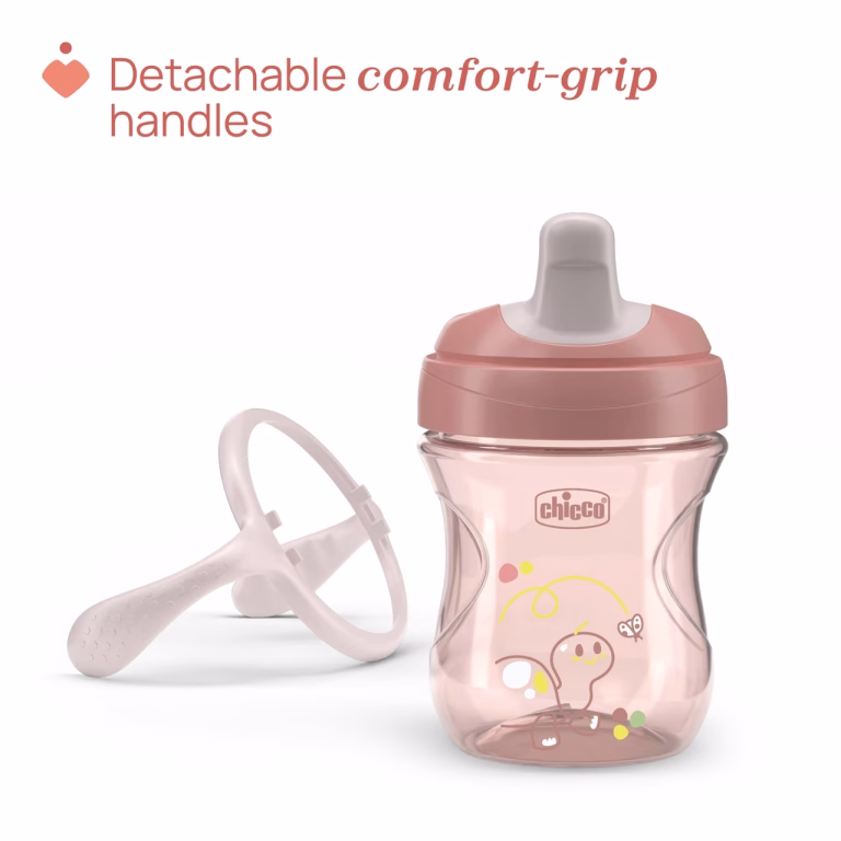 chicco Κύπελλο Εκπαιδευτικό natural Ροζ Για 6+ Μηνών Κωδ. 04 06921 15