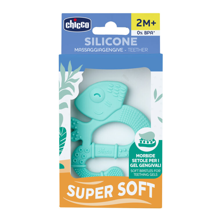 chicco Βρεφικός Μασητικός Κρίκος Οδοντοφυΐας Σιλικόνης neutral Για 2+ Μηνών Κωδ. 05 28110 20