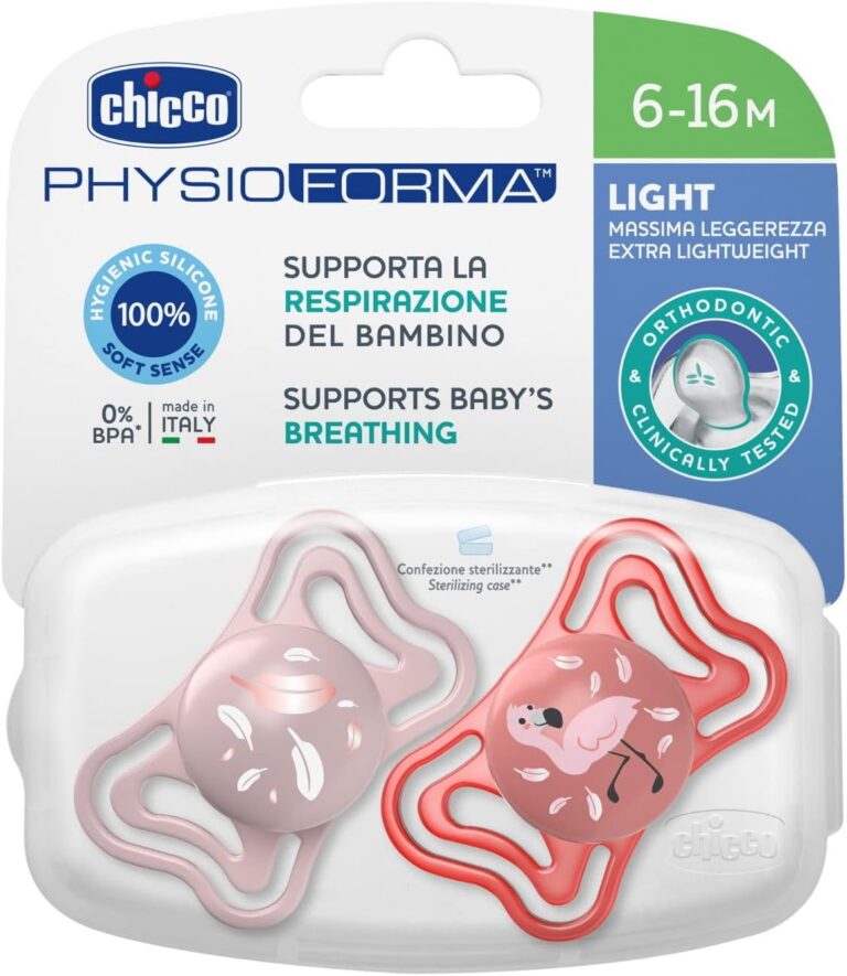 chicco Πιπίλες light physioforma Ροζ Για 6 16 Μηνών 2τμχ Κωδ. 20 71038 11