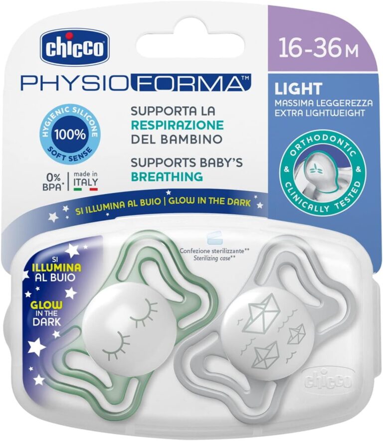 chicco Πιπίλες light physioforma Νύχτας Για 6 16 Μηνών 2τμχ (Αντιγραφή)